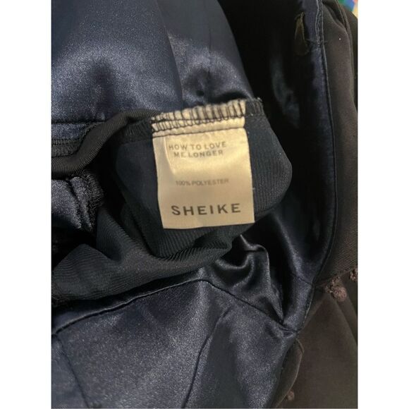 Sheike Navy Blue Off the Shoulder Cropped Jumpsuit - Picture 5 of 6